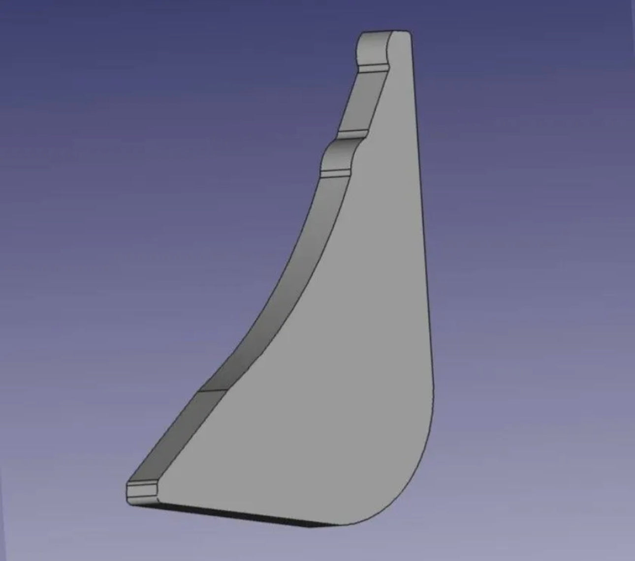 Volvo C70 Rear diffuser fins