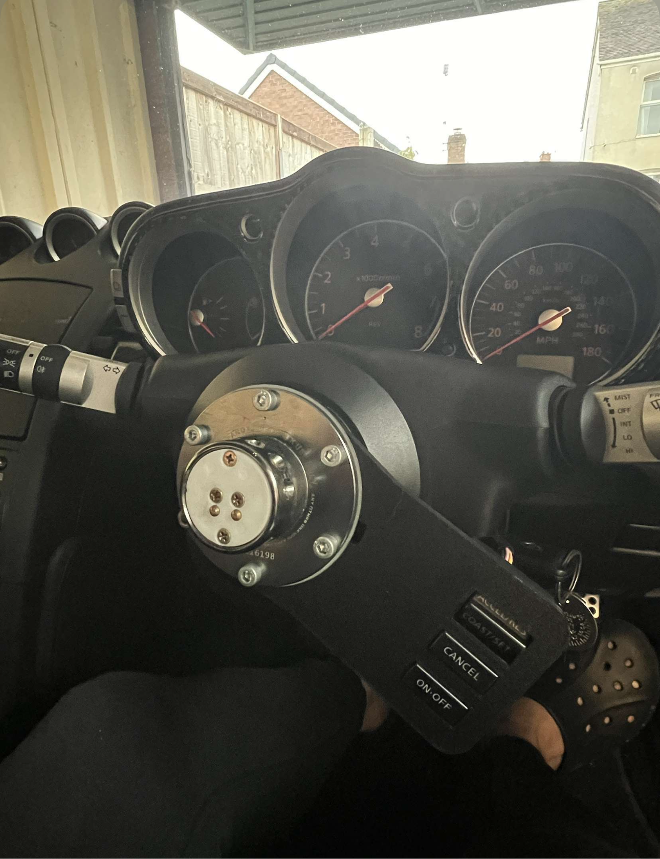 Nissan 350Z Steering Wheel Control relocation Kit