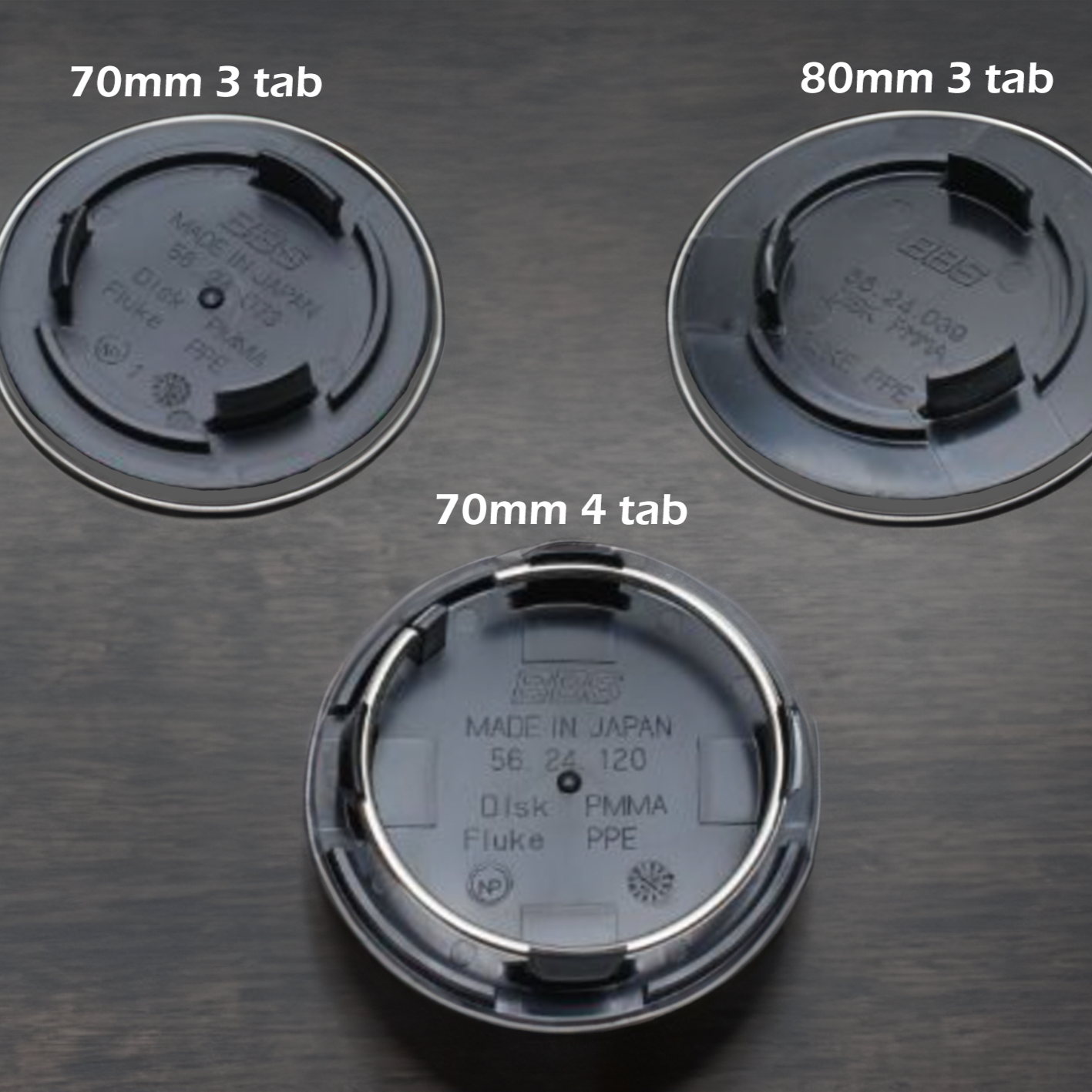 BBS Floating Center Cap Kit